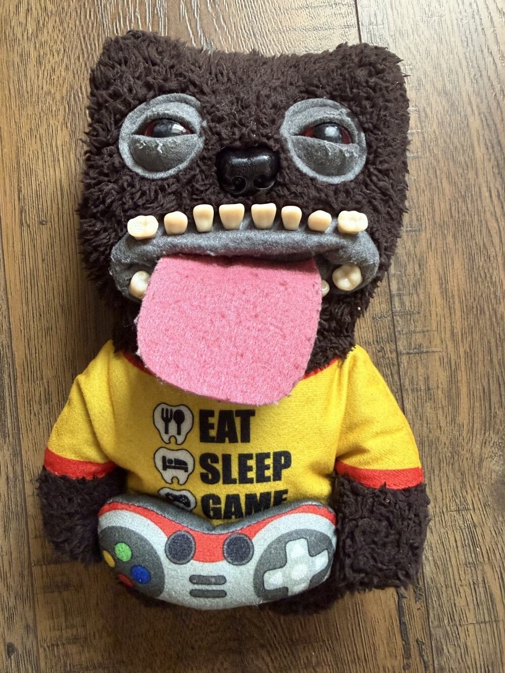 Rare Fuggler Sir Belch GameStop Exclusive Eat Sleep Game Repeat Plush